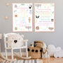 Custom Children's Happiness Affirmations Birthday Print, thumbnail 5 of 7