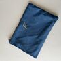 Personalised Initial Velvet Makeup Bag, thumbnail 3 of 5
