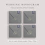 Custom Foil Stickers For Wedding Invitation Envelopes And Favours Elegant Minimalist, thumbnail 4 of 12