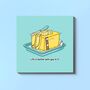 Cute Butter Love Card | Friendship Greeting Card, thumbnail 1 of 4