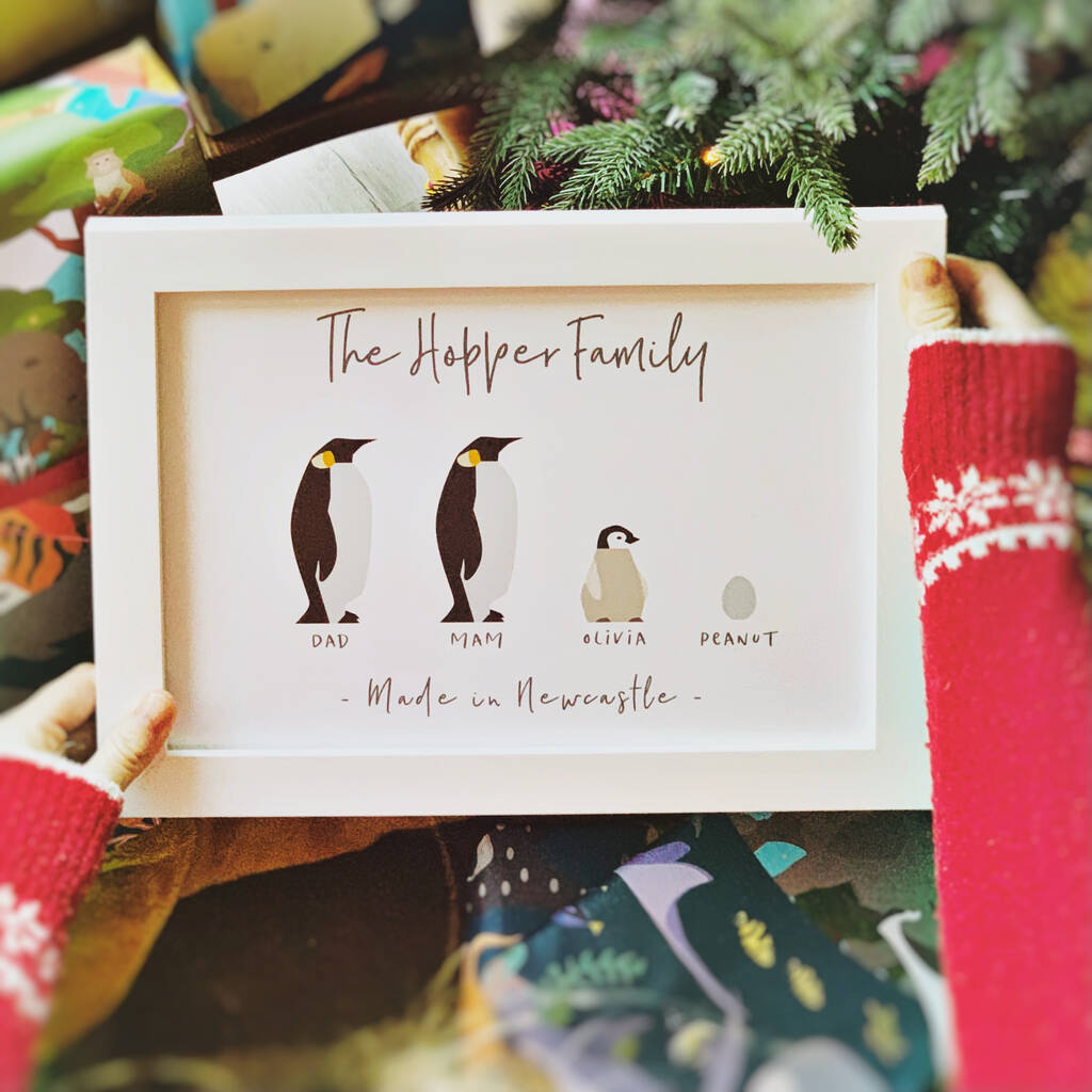Family Penguin Print, 1 of 9