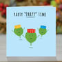 Christmas 'Parpy' Party Time Card, thumbnail 1 of 1