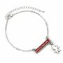 Harry Potter Gryffindor Bar Bracelet Silver, thumbnail 1 of 2