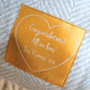 Personalised Organic Cotton Throw, 4 of 11
