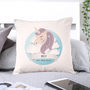 Personalised Sweet Dreams Unicorn Cushion Cover, thumbnail 4 of 4