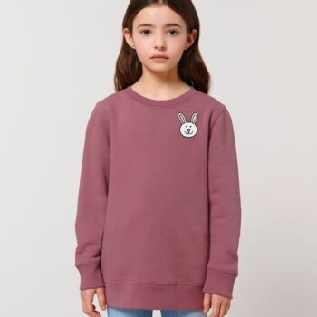 Childrens Organic Cotton Bunny Sweatshirt, 4 of 11