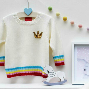 baby rainbow jumper