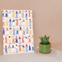 Women Supporting Women Illustrated A4 Print, thumbnail 1 of 3