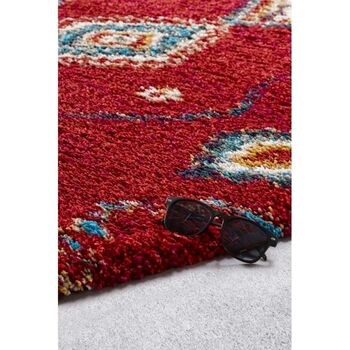 Bothwell Geometric Shag Area Rug, 4 of 9