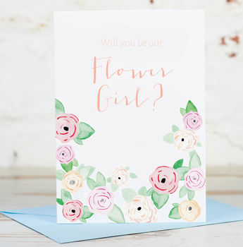Flower Girl / Will You Be Our Flower Girl? Card, 2 of 2