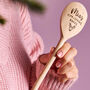 Personalised Christmas Bakes Wooden Spoon, thumbnail 1 of 3