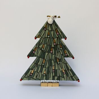 Christmas Tree Handmade Mosaic Ornament, 2 of 9
