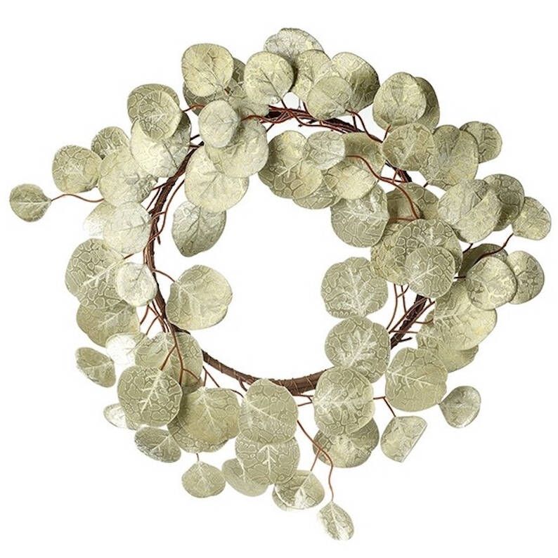 Large Gold Leaf Wreath By Pink Pineapple Home & Gifts