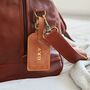 Personalised Leather Luggage Tag, thumbnail 6 of 12