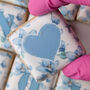 Thank You Biscuits Gift Box, Blue Floral, Nine Pieces, thumbnail 2 of 10