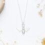 Sterling Silver Bumble Bee Necklace, thumbnail 5 of 6