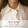 Grandmother And Granddaughter Heart Necklace Set, thumbnail 3 of 9