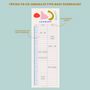 2024 Couples Calendar | Abstract Shapes | Two Columns, thumbnail 8 of 9