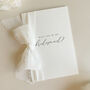 Luxury 'Will You Be My Bridesmaid' Card, Elegant Calligraphy Design, thumbnail 6 of 10