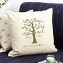 Personalised Family Tree Cushion Cover, thumbnail 2 of 12
