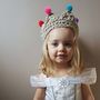 Childs Personalised Pom Pom Crown, thumbnail 11 of 11