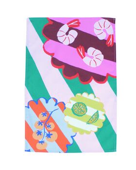 Prawn Kitchen Print Tea Towel, 2 of 5