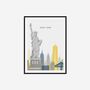 Minimalist New York Travel Print, thumbnail 3 of 8