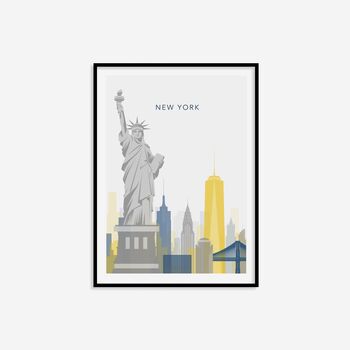 Minimalist New York Travel Print, 3 of 8