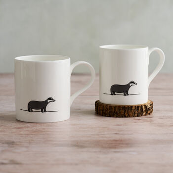 Badger Mug, Fine Bone China, 4 of 7