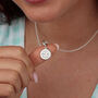 Sterling Silver Rich Tea Biscuit Charm Necklace, thumbnail 1 of 6