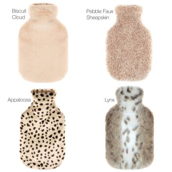 Hot Water Bottles. Cosy Luxury Faux Fur By Helen Moore, 2 of 5
