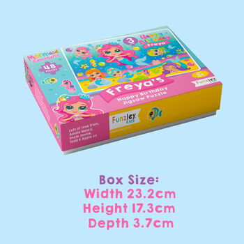 Personalised Mermaid Adventures Birthday Jigsaw Puzzle, 4 of 12