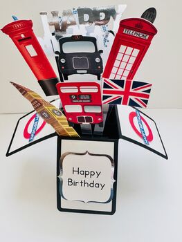 London Themed 3D Birthday Card, 3 of 6