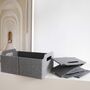 Pack Of Two Large Foldable Fabric Storage Basket Box, thumbnail 6 of 8