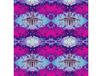 Scarf 1916 G.P.O. Print In Pink, 2 of 2