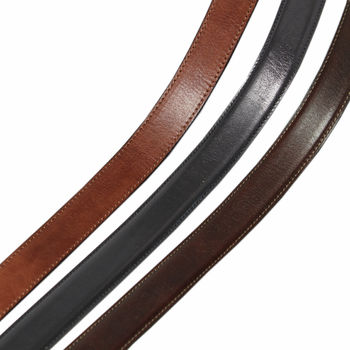 Personalised Luxury Leather Belt For Men. 'Gianni B', 7 of 11