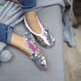 Personalised Two Tone Sequin Slippers, thumbnail 3 of 3