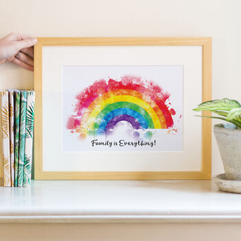Family Rainbow Print Personalised, 3 of 7