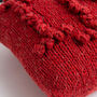 Christmas Noel Cushion Easy Knitting Kit, thumbnail 3 of 10