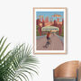 Ride London Cycling Travel Poster Art Print, thumbnail 5 of 8