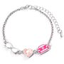 Barbie Charm Bracelet With Three Enamelled Classic Charms Silhouette, Glasses And Corvette, thumbnail 1 of 2