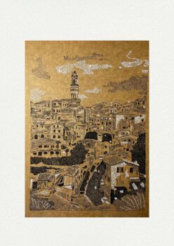 Shaded Italian Cities Pointillism Diy Art Kit Set Of Two, 6 of 7