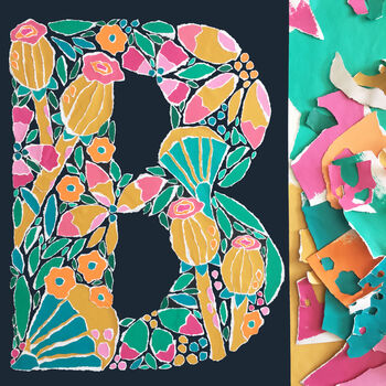 Letter B Original Artwork, 3 of 3