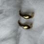 Gold Vermeil Organic Hoops, thumbnail 4 of 4
