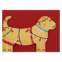 'Labrador Puppy In Christmas Lights' Christmas Card, thumbnail 1 of 2
