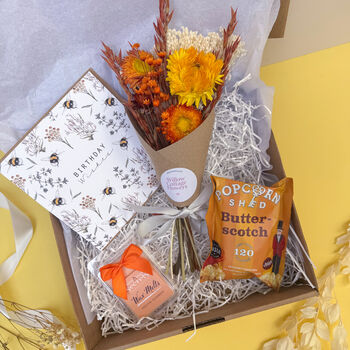 Birthday Gift Box With Wax Melts Orange Theme, 2 of 3