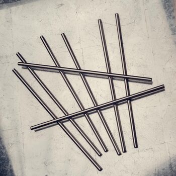 'Mayfair' Metal Straws Gift Set, 3 of 7