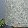 William Morris Willow Bough Lovat Blue Tweed Lampshades, thumbnail 6 of 9