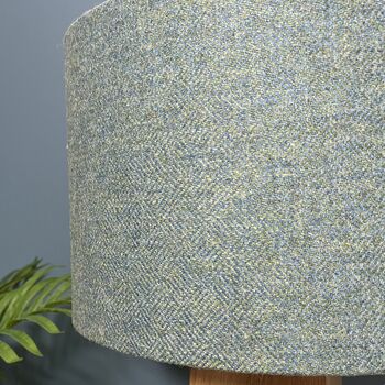 William Morris Willow Bough Lovat Blue Tweed Lampshades, 6 of 9