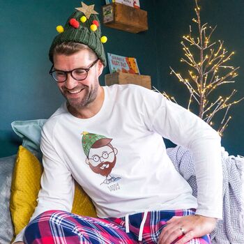 Personalised My Portrait Christmas Pyjamas, 8 of 11